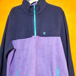 Hurley mens Pullover neck zipper NWT
